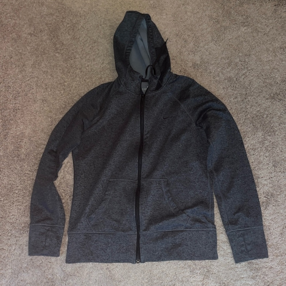 Nike Thera Fit (Medium) Full Zip Hooded Sweatshirt